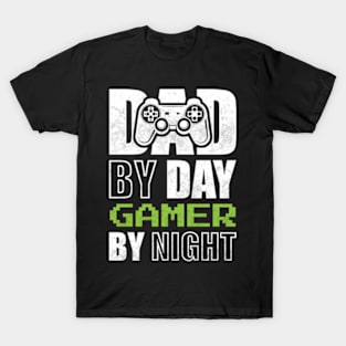 Awesome Dad By Day Gamer By Night T-Shirt